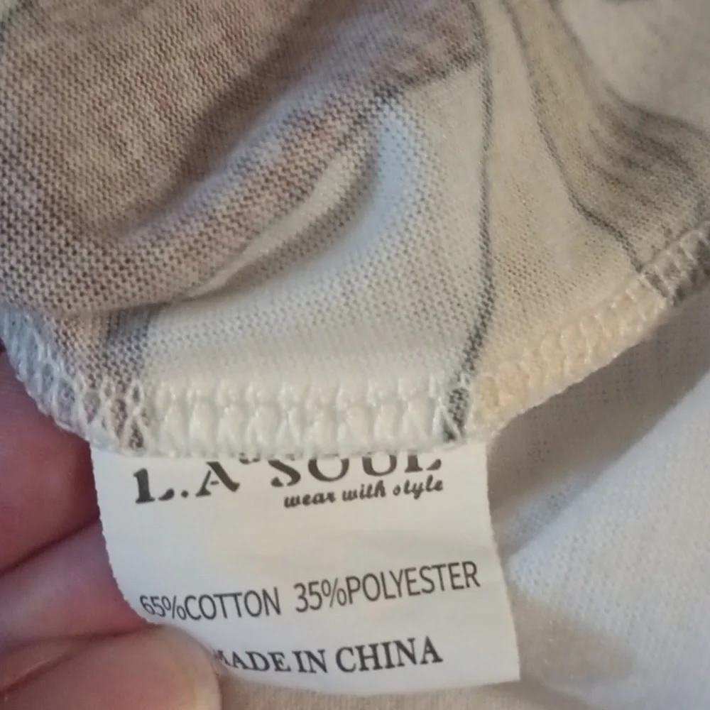 LA Soul Red Blue Mushroom Print Tank Top M - Picture 3 of 6